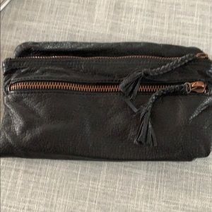 Converse black clutch.